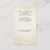 Katzen auf dem Kratzerposten zeichnend Visitenkarte (Rückseite)