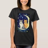 KATZEN AUF DEM MOND T-Shirt (Vorderseite)