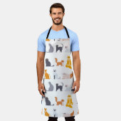 Katzen auf der ganzen Welt Schürze (Getragen)