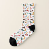 Katzen auf der ganzen Welt Socken (Links - Außen)