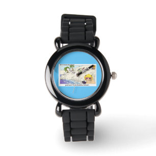 Katzen auf der Insel Catalina Funny Watch Armbanduhr