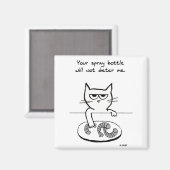 Katzen auf Gegenständen - Funny Cat Magnet (Vorderseite/Rückseite)