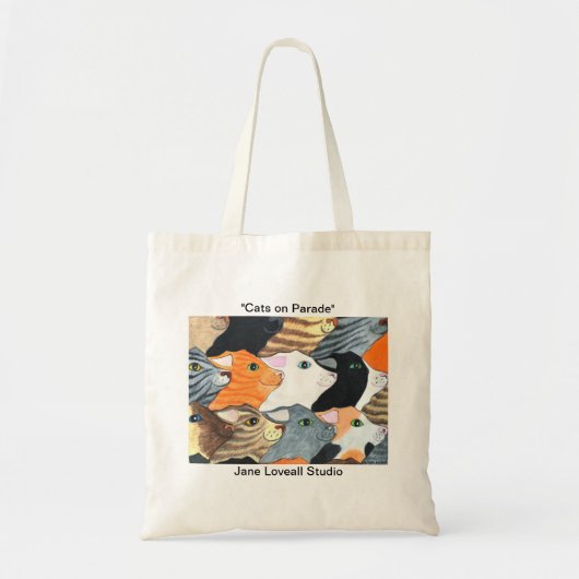 Katzen auf Parade-Taschen-Tasche Tragetasche (Vorne)