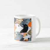 Katzen auf Parade-Tasse Kaffeetasse (VorderseiteRechts)