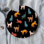 Katzen auf schwarz button (Beispiel)