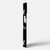 Katzen auf schwarz Case-Mate iPhone hülle (Rückseite / Rechts)