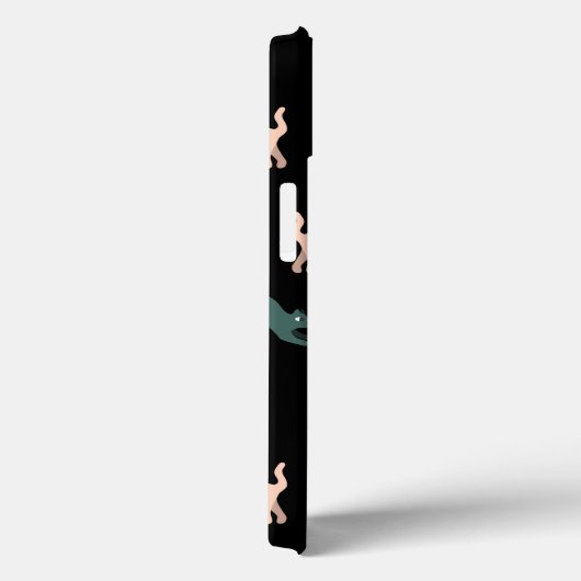 Katzen auf schwarz Case-Mate iPhone hülle (Rückseite / Rechts)