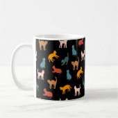 Katzen auf schwarz kaffeetasse (Links)