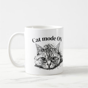 Katzen-Aufkleber Kaffeetasse