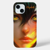 Katzen Augen Case-Mate iPhone Hülle (Rückseite)