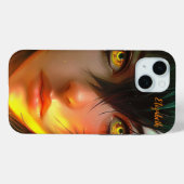 Katzen Augen Case-Mate iPhone Hülle (Rückseite (Horizontal))