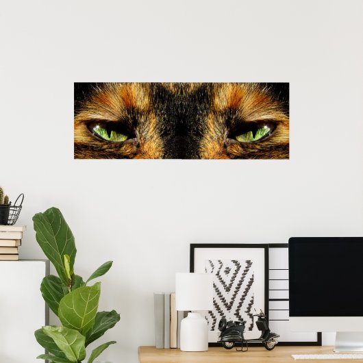 Katzen Augen Poster (Heimbüro)