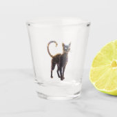 Katzen Augen Schussglas Schnapsglas (Vorderseite)