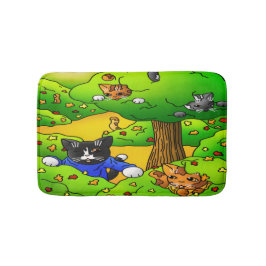 Katzen ausblenden badematte