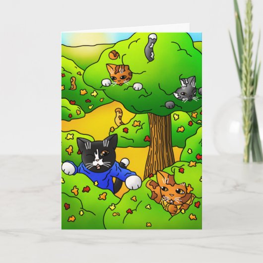 Katzen ausblenden karte (Vorderseite)