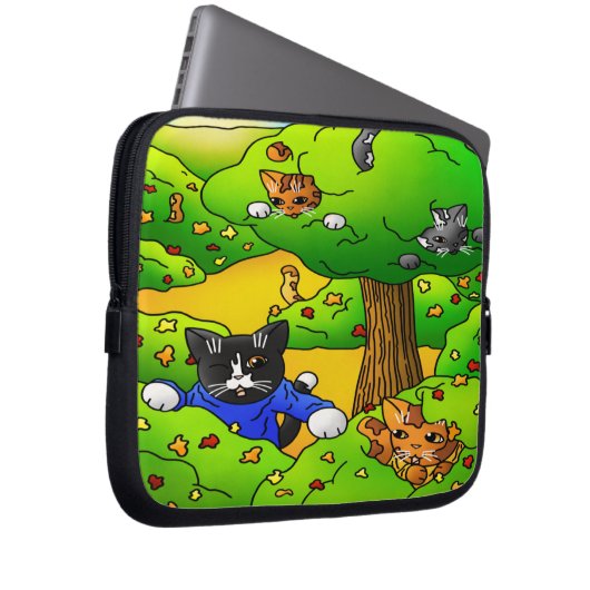 Katzen ausblenden laptopschutzhülle (Vorne Rechts)