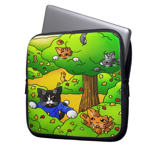 Katzen ausblenden laptopschutzhülle (Vorderseite Links)