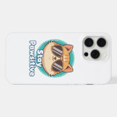 Katzen-Aviator-Sonnenbrille iPhone 15 pro max Hüll Hülle (Rückseite (Horizontal))