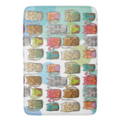 Katzen! Badematte (Vorderseite Vertikal)