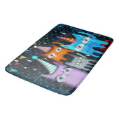 Katzen Badematte (Schrägansicht)