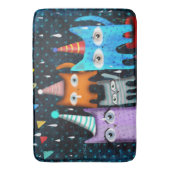 Katzen Badematte (Vorderseite Vertikal)