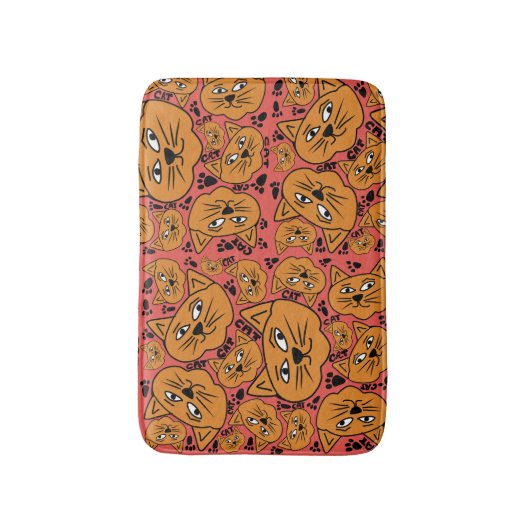 Katzen Badematte (Vorderseite Vertikal)