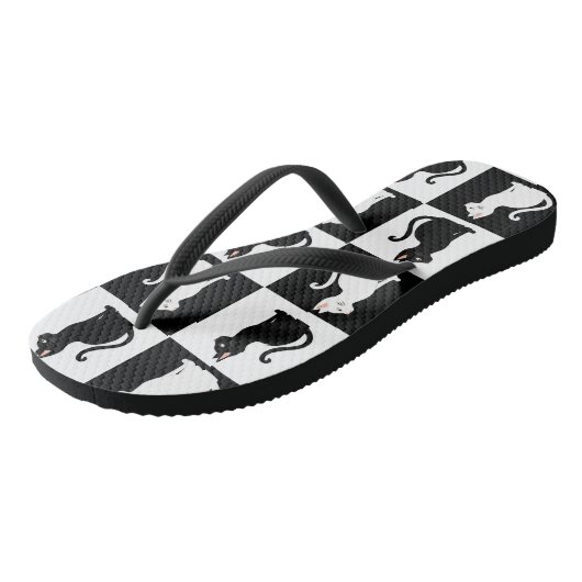 Katzen Badesandalen (Schrägansicht)