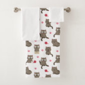 Katzen Badhandtuch Set (Insitu)