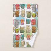 Katzen! Badhandtuch Set (Handtuch)