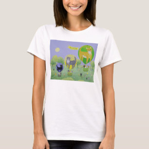 Katzen-Ballon-Rennen T-Shirt