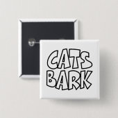 Katzen Bark Button (Vorne & Hinten)