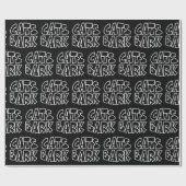 Katzen Bark Geschenkpapier (Flach)