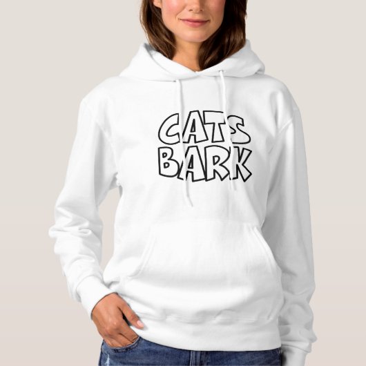 Katzen Bark Hoodie (Vorderseite)