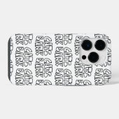 Katzen Bark iPhone Hülle (Rückseite (Horizontal))