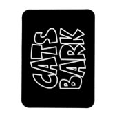 Katzen Bark Magnet (Vertikal)