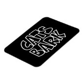 Katzen Bark Magnet (Linke Seite)