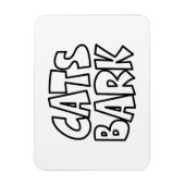 Katzen Bark Magnet (Vertikal)