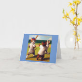 Katzen Baseball Karte (Gelbe Blume)