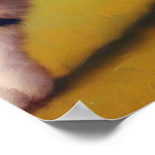 Katzen Baseball Poster (Ecke)