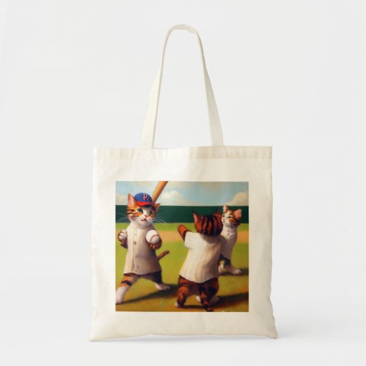 Katzen Baseball Tragetasche (Vorne)