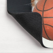 Katzen-Basketball Mousepad (Ecke)