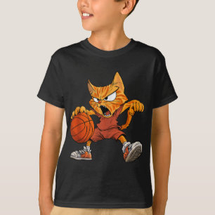 Katzen Basketball-Tank T-Shirt