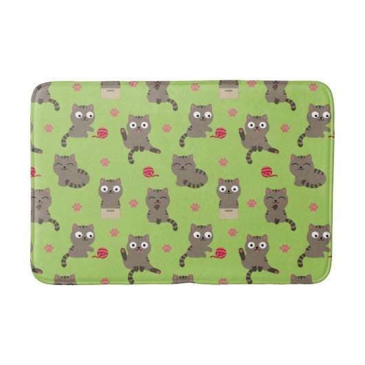 Katzen Bath Mat Badematte (Vorderseite)