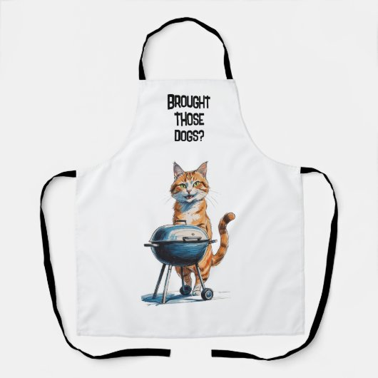 Katzen-BBQ-Schürze Schürze (Vorderseite)