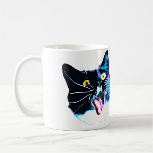 Katzen-Becher, den "ich kam, ich, sah, I FRAZZED, Kaffeetasse