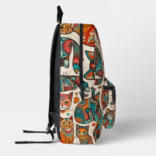 Katzen Bedruckter Rucksack (Links)
