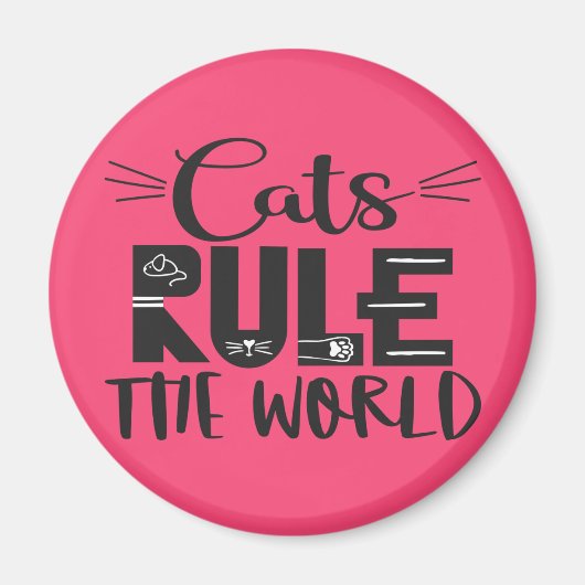 Katzen beherrschen die trendigen Plakatflüster der Magnet (Vorne)