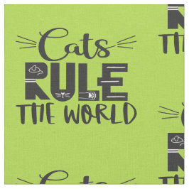 Katzen beherrschen die trendigen Plakatflüster der Stoff