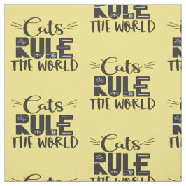 Katzen beherrschen die trendigen Plakatflüster der Stoff