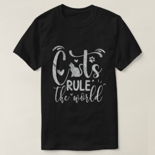 Katzen beherrschen die Welt T-Shirt